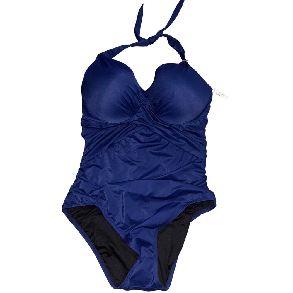 Victoria’s Secret The Unforgettable One Piece underwire halter swimsuit 40D NWT